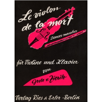 Le violon de la mort Danses macabres by Von Zieritz Grete for