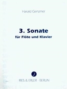 Sonata #3 by Genzmer Harald for Flute and Piano