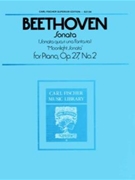 MOONLIGHT SONATA FOR PIANO Opus 27 #2 by Beethoven Ludwig van for