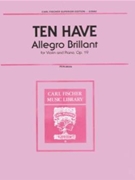 Allegro Brillant Opus 19 by Have Willem Ten - Perlman George - for Violin and Piano