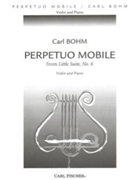 Perpetual Motion From Little Suite # 6 by Bohm Carl - Saenger Gustave - for Violin and Piano