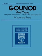 Ave Maria by Bach and Gounod for Low Voice