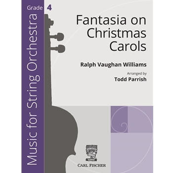 Fantasia on Christmas Carols by Vaughan Williams Ralph - Parrish Todd - for String Orchestra