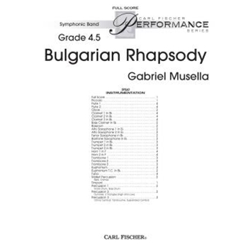 Bulgarian Rhapsody by Musella Gabriel for Full Score