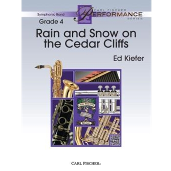 Rain and Snow on the Cedar Cliffs by Kiefer Ed for Concert Band