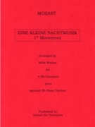 Eine Kleine Nachtmusik - 1st Movement by Mozart Wolfgang Amadeus - Walton Mike - for Bb Clarinet Quartet