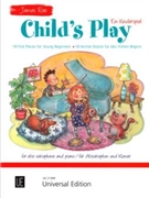 Child's Play 18 First Pieces for Young Beginners by Rae James - Rae James - for