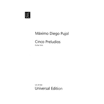 5 Preludios by Pujol Maximo Diego - Duarte John - for Guitar