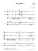 Ave Maria by Kodaly Zoltan for SSA