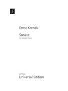 Sonata by Krenek Ernst for