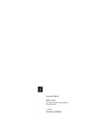 Altra Voce Per Flauto Contralto Mezzosoprano E Live Electronics by Luciano Berio for