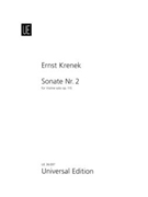 Sonate No.2 by Krenek Ernst for Violin Solo