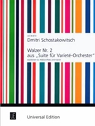 Second Waltz from "Suite for Variety Orchestra" by Shostakovich Dmitri - Irmhild and Sylvia Beu - for