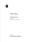 Sonate Op. 1 by Berg Alban for