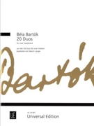 20 Duos For 2 Saxophones by Bartok Bela - Langer Marcin - for