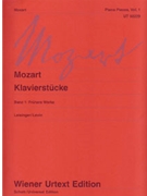 Piano Pieces Book 1 by Mozart Wolfgang Amadeus - Leisinger/Levin - for Piano