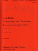 2 & 3-PART INVENTIONS & SINFONIAS by Bach Johann Sebastian - Leisinger/Jonas - for Piano