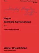 Sonatas Volume 4 by Haydn - Landon/Leisinger/Lev - for Piano