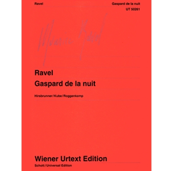 Gaspard De La Nuit by Ravel Maurice for Piano