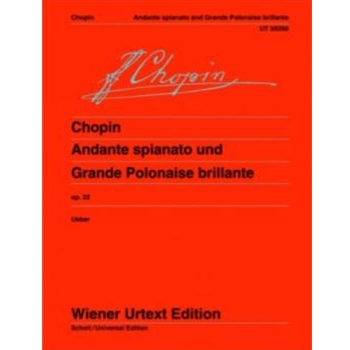 Andante Spianato & Grande Polonaise Brilliante Opus 22 by Chopin Frederic for Piano
