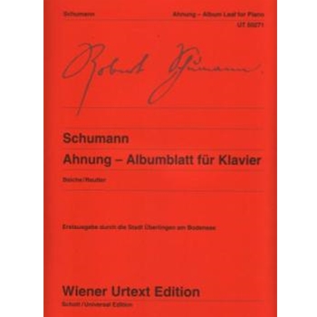 Albumblatt by Schumann for Piano