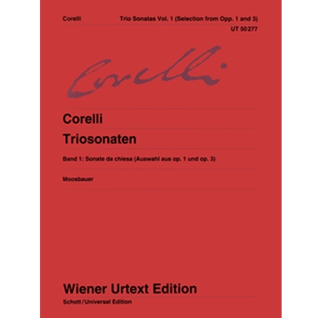 Triosonaten Vol.1 Sonate da chiesa (Selection from Op. 1 and Op. 3) by Corelli Arcangelo for