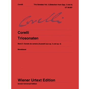 Triosonaten Vol.2 Sonate da camera (Selection from Op. 2 and Op. 4) by Corelli Arcangelo for