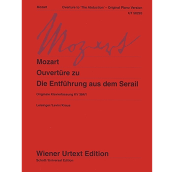 Overture To "The Abduction" Originale Klavierfassung Von W.A. Mozart by Mozart Wolfgang Amadeus for