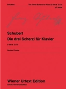 Die drei Scherzi fur Klavier by Schubert Franz for