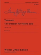 12 Fantasies for Violin by Telemann Georg Philipp for