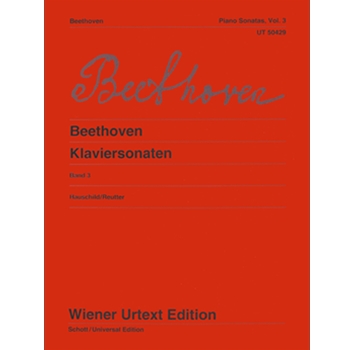 Piano Sonatas Vol. 3 by Beethoven Ludwig van for