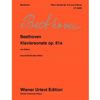 Piano Sonata Op. 81a Les Adieux
