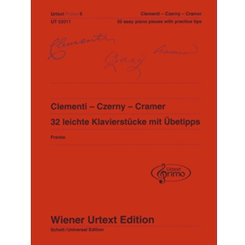 32 Easy Piano Pieces with Practice Tips - English/German Urtext Primo Vol.6 by Czerny Carl for
