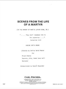 Scenes From the Life of A Martyr by Undine Smith Moore - Rauscher Donald - for