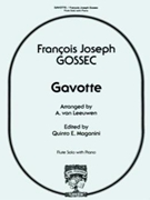 Gavotte by Gossec Francois-Joseph - Van Leeuwen - for
