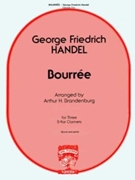Bourree by Handel George Frideric - Brandenburg Arthur - for Bb Clarinet Trio