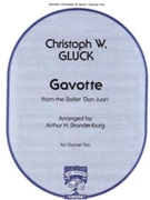 Gavotte From Don Juan by Gluck Christoph Willibald - Brandenburg Arthur - for Bb Clarinet Trio