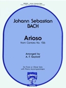 Arioso From Cantata #156 by Bach Johann Sebastian - Kent H R - for Flute and Piano
