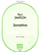 Sonatina For 4 Trumpets by Simpson Ron for Trumpet Quartet