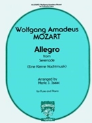 Allegro From Serenade by Mozart Wolfgang Amadeus - Isaac - for Flute and Piano