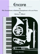Encore by Hilliard Quincy C for Saxophone Solo W