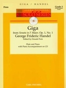 Giga From Sonata In F Major by Handel George Frideric - Peck Donald - for Flute and Piano