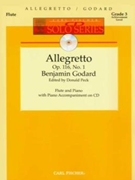 Allegretto Opus 116 #1 by Godard Benjamin - Peck Donald - for Flute and Piano