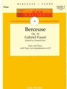 Berceuse Opus 16 by Faure Gabriel - Peck Donald - for Flute and Piano