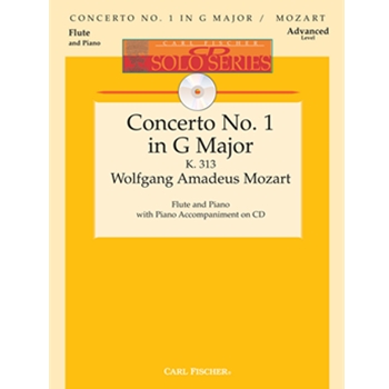 Concerto #1 In G Major K313 by Mozart Wolfgang Amadeus for Flute and Piano