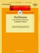 Sicilienne From Pelleas Et Melisande by Faure Gabriel for Alto Saxophone and Piano