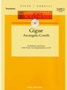 Gigue by Corelli Arcangelo for Trombone w/ Audio