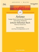 Arioso (Largo from Concerto BWV 1056) by Bach Johann Sebastian - Peck Donald - for Flute w/ Audio