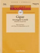 Gigue by Corelli Arcangelo - Peck Donald - for Flute w/ Audio