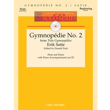 Gymnopedie #2 by Satie Erik - Peck Donald - for Flute w/ Audio